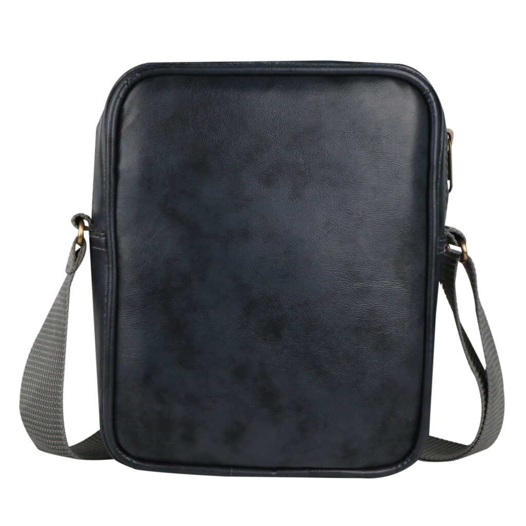 Fashion Twist crocodile embossed crossbody sling bag in grey