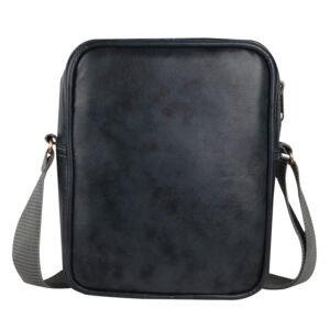 Fashion Twist crocodile embossed crossbody sling bag in grey