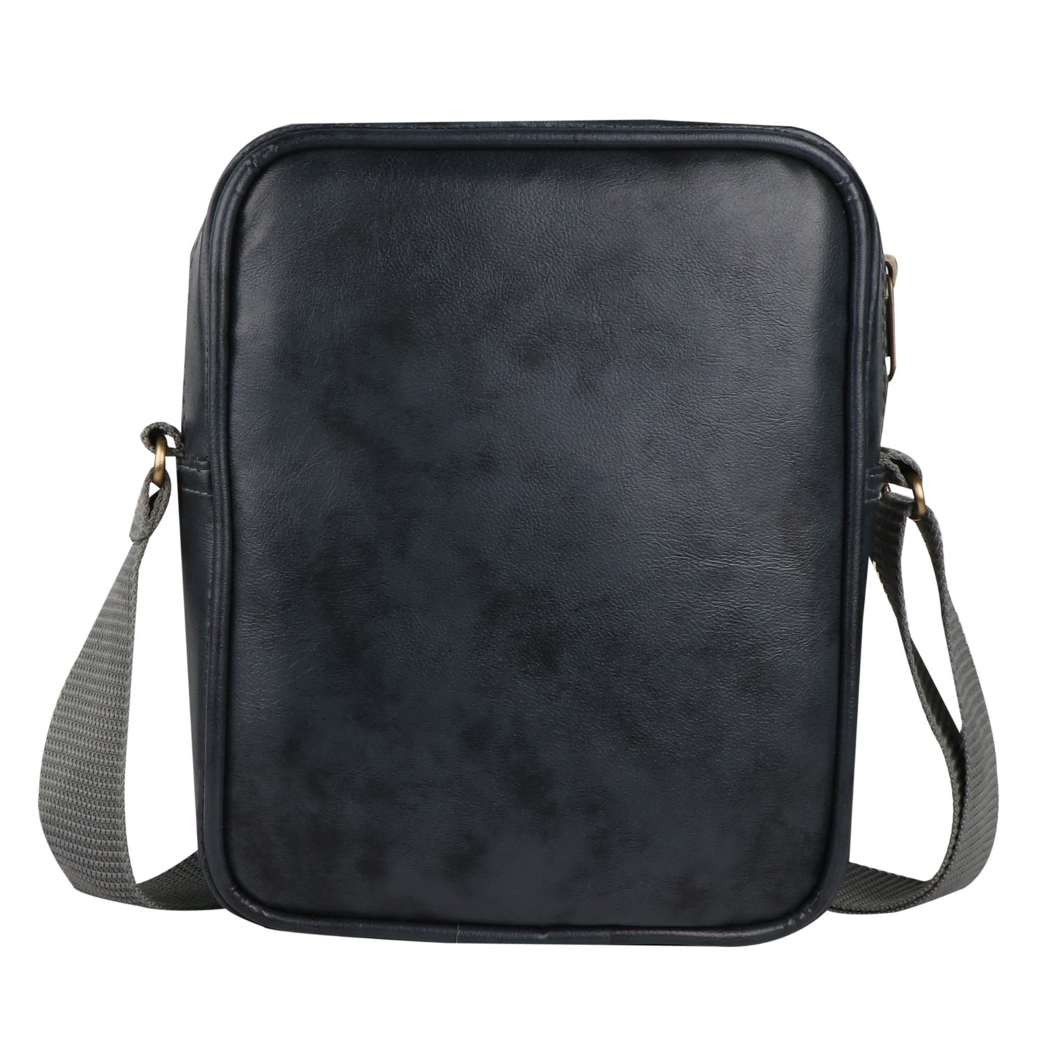 Fashion Twist crocodile embossed crossbody sling bag in grey