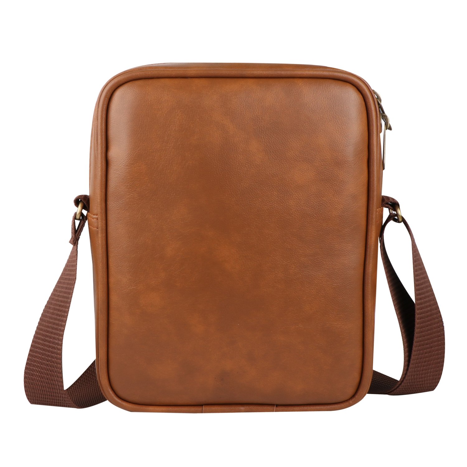 Fashion Twist Pan embossed crossbody sling bag in tan
