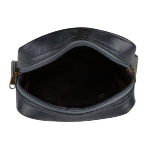 Fashion Twist ZGL embossed crossbody sling bag in grey