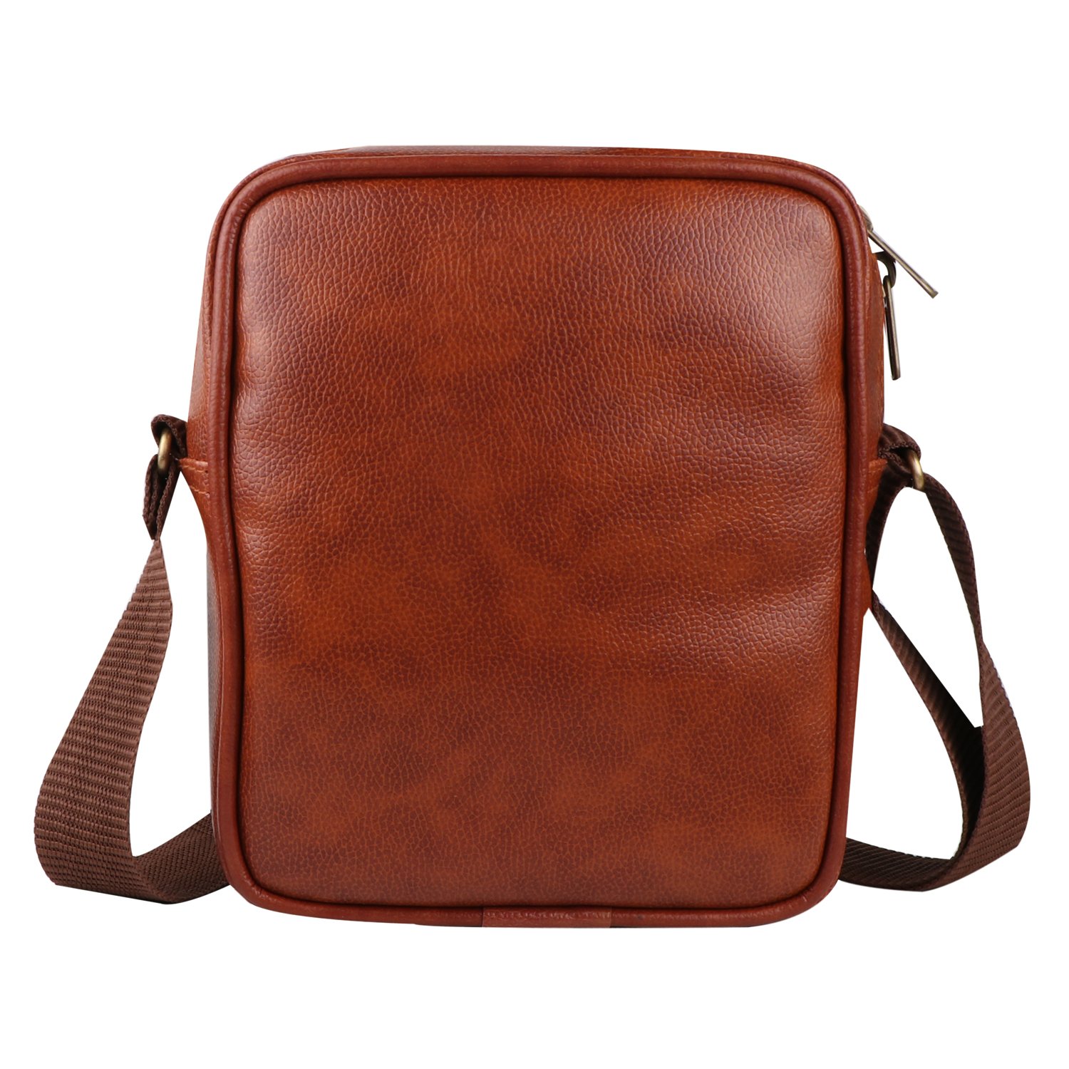 Fashion Twist ZGL embossed crossbody sling bag in tan