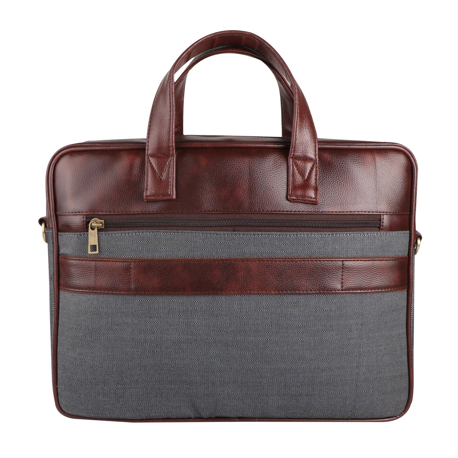 Fashion Twist laptop messenger bag in brown