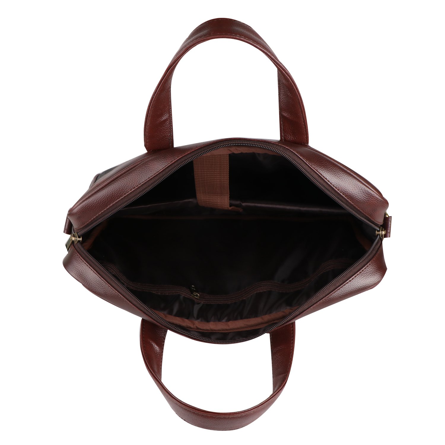Fashion Twist laptop messenger bag in brown